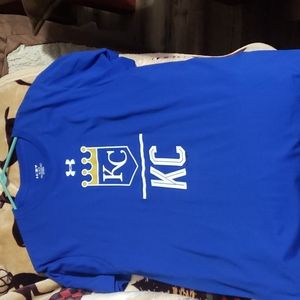Men's Under Armour Heatgear Kansas City Royals T-Shirt sz Large